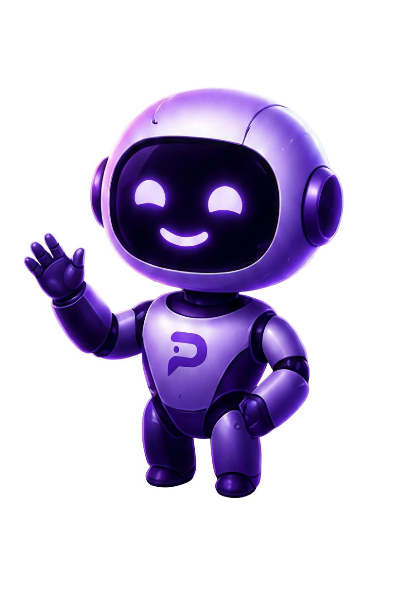 Prompt Skool AI robot mascot